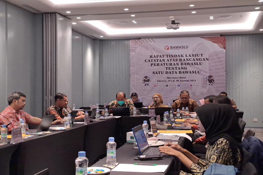 Rapat Tindak Lanjut Rancangan Peraturan Bawaslu tentang Satu Data Bawaslu