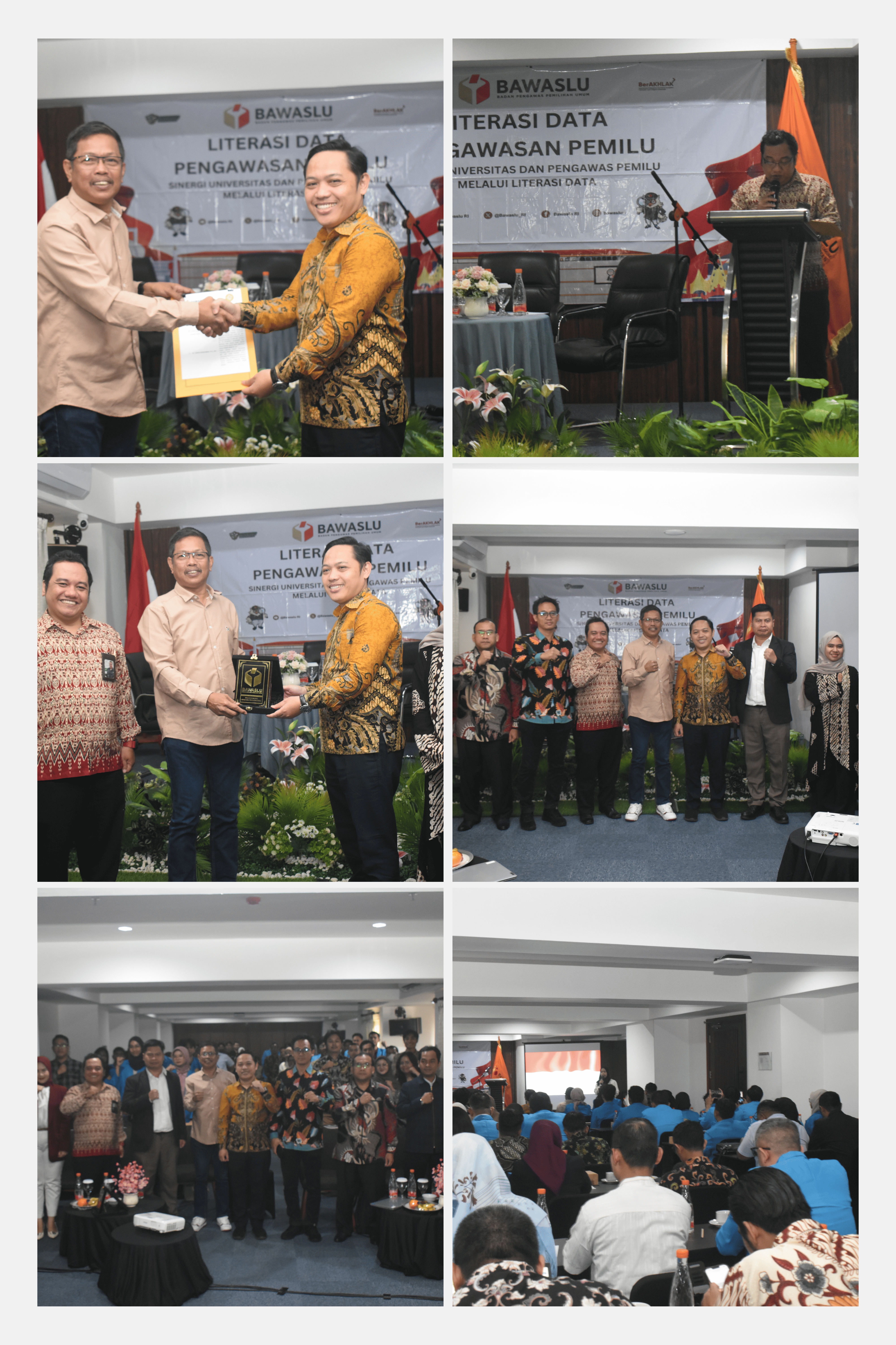 Literasi Data untuk Pengawasan Pemilu dengan tema “Sinergitas Universitas dan Pengawas Pemilu melalui Literasi Data” di Universitas Pamulang