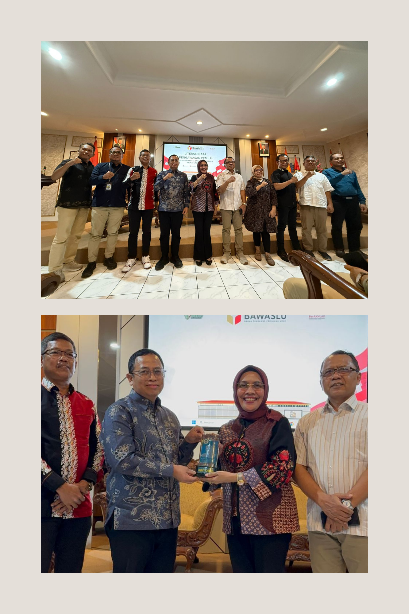 LIterasi Data untuk Pengawasan Pemilu dengan tema "Sinergitas Universitas dan Pengawas Pemilu melalui Literasi Data” di Universitas Dr. Soetomo