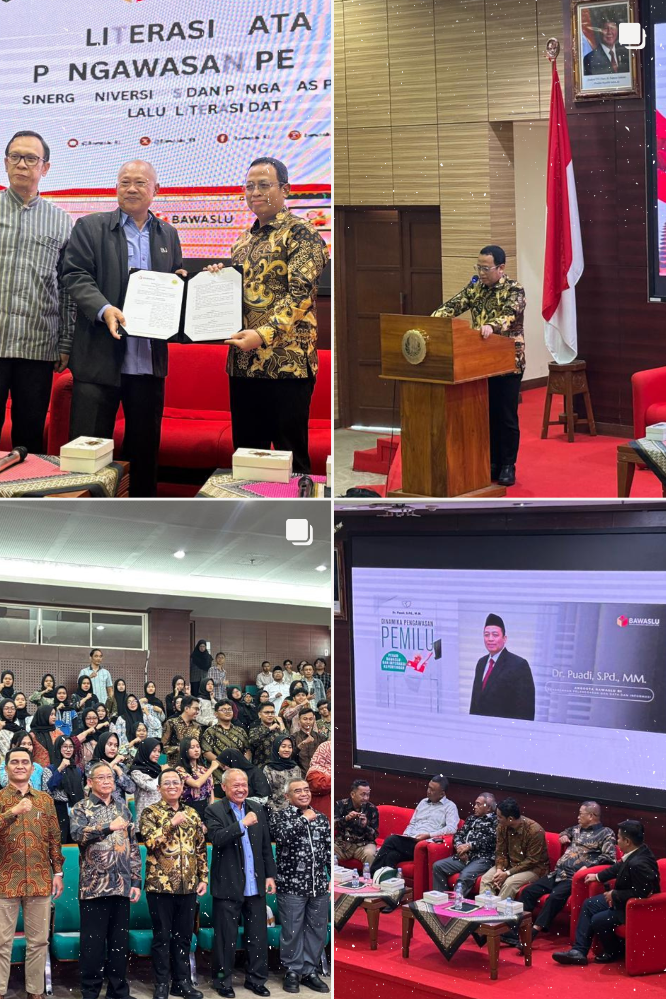 Literasi Data untuk Pengawasan Pemilu dengan tema "Sinergitas Universitas dan Pengawas Pemilu melalui Literasi Data" di Universitas Negeri Jakarta
