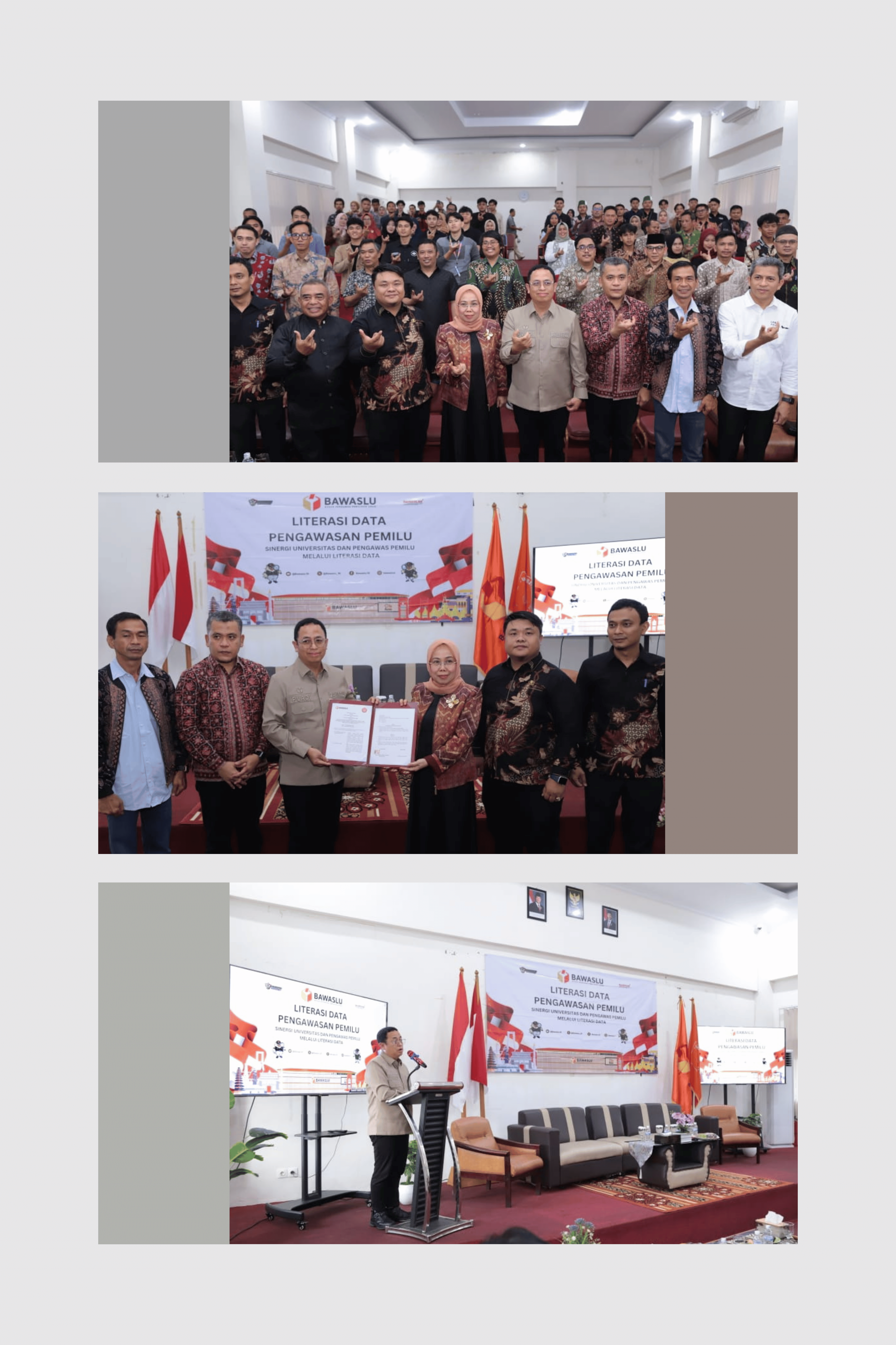 Literasi Data untuk Pengawasan Pemilu dengan tema “Sinergitas Universitas dan Pengawasan Pemilu melalui Literasi Data” di Universitas Jambi